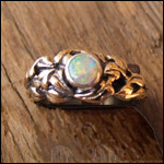 9 Carat Gold and Solid Opal Ring